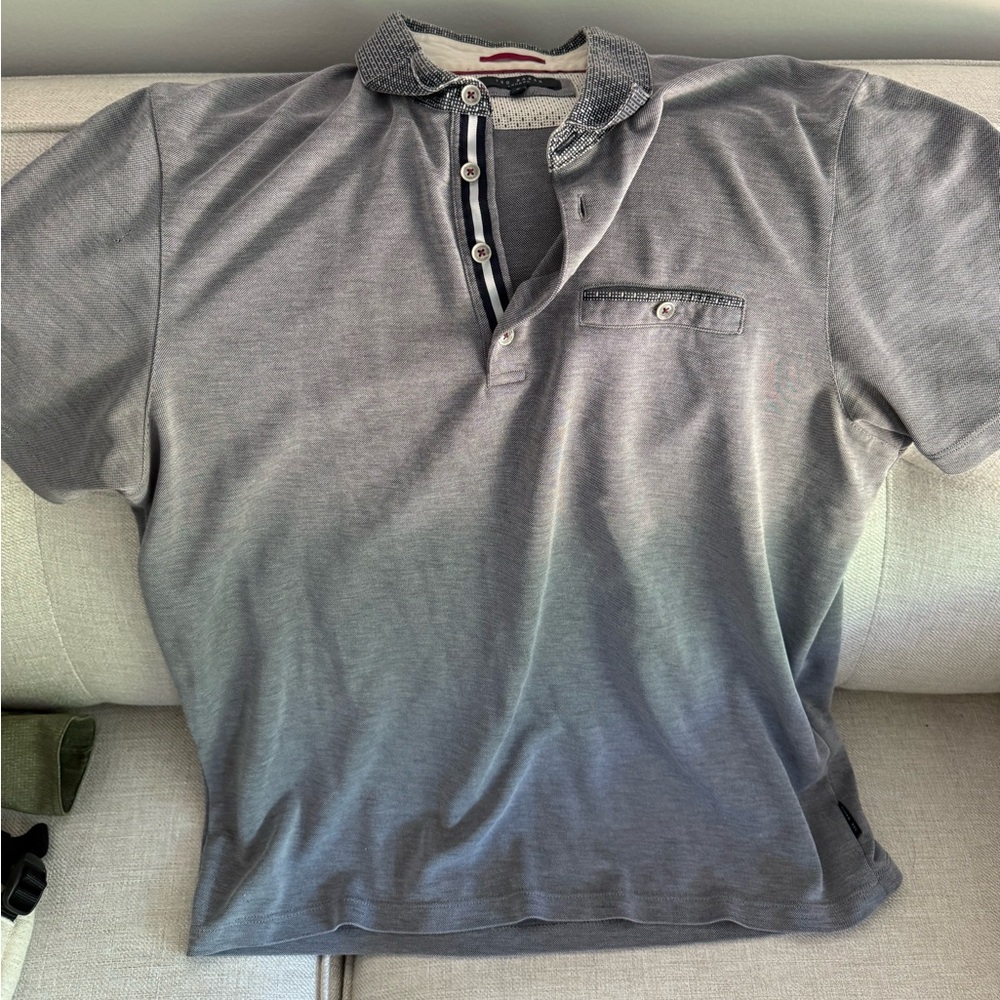 Ted Baker London Gray Dress Shirt